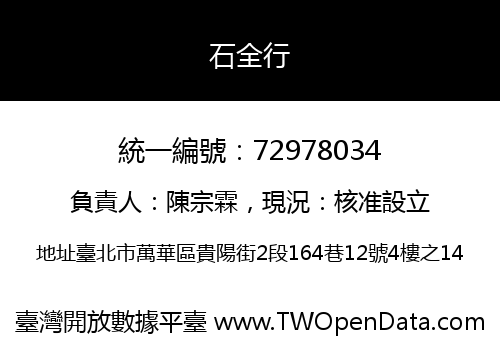 石全行