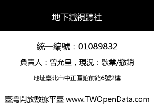 地下鐵視聽社