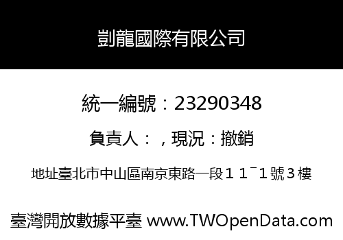 剴龍國際有限公司