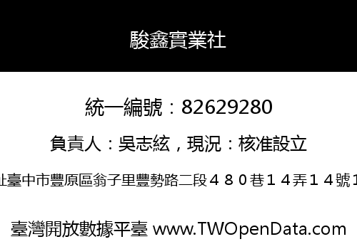 駿鑫實業社