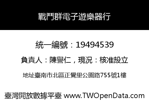 戰鬥群電子遊樂器行