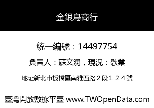 金銀島商行