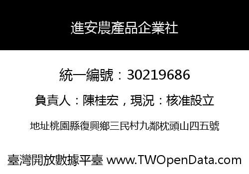 進安農產品企業社