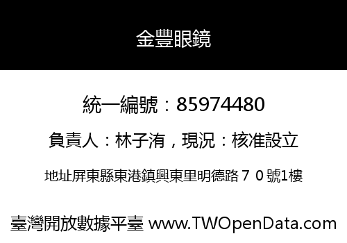 金豐眼鏡