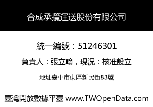 合成承攬運送股份有限公司