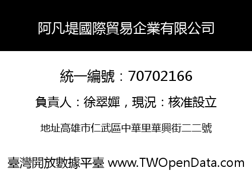 阿凡堤國際貿易企業有限公司