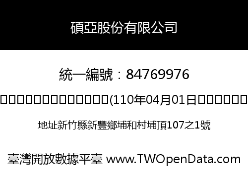 碩亞股份有限公司