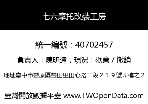 七六摩托改裝工房