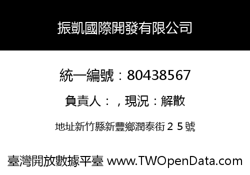 振凱國際開發有限公司