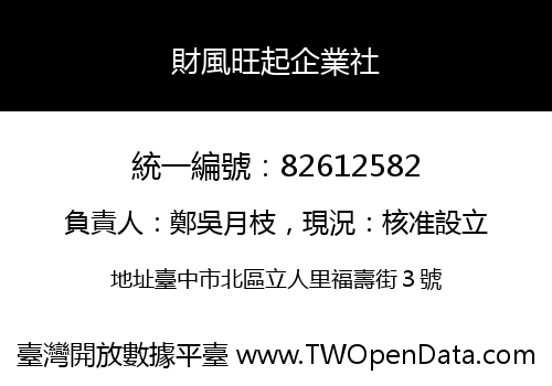 財風旺起企業社