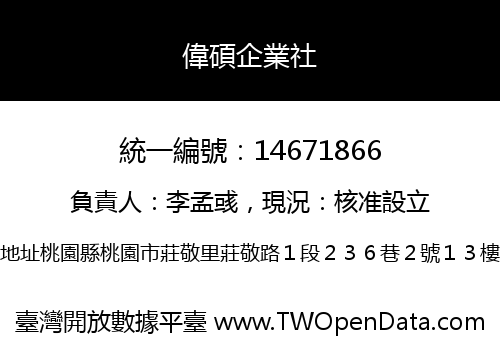 偉碩企業社