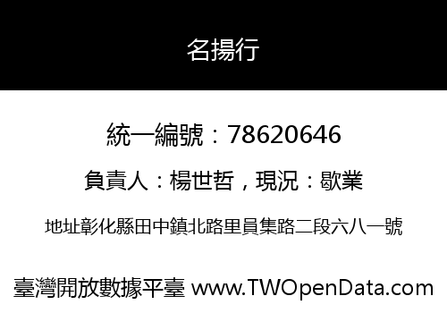 名揚行