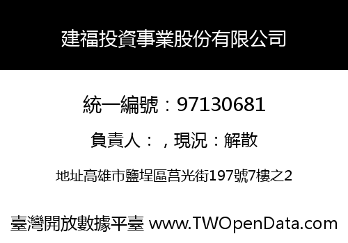 建福投資事業股份有限公司