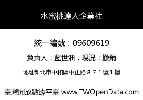 水蜜桃達人企業社
