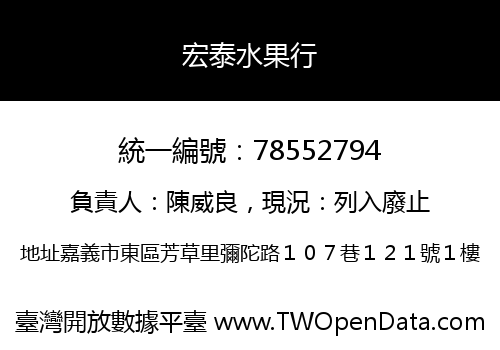 宏泰水果行
