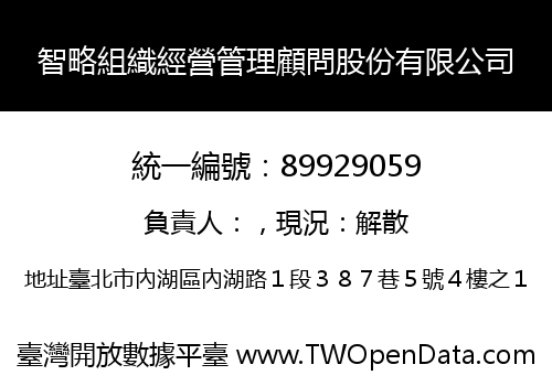 智略組織經營管理顧問股份有限公司