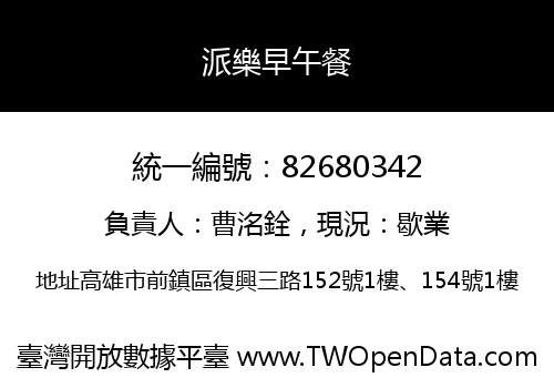 派樂早午餐