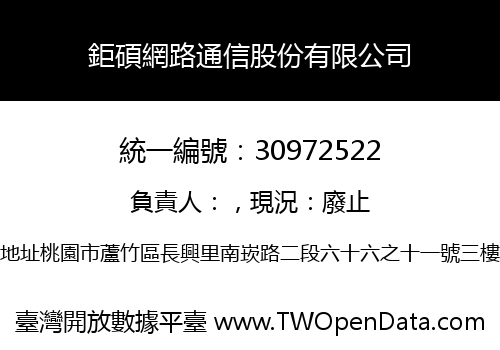 鉅碩網路通信股份有限公司