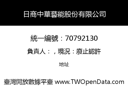 日商中華藝能股份有限公司