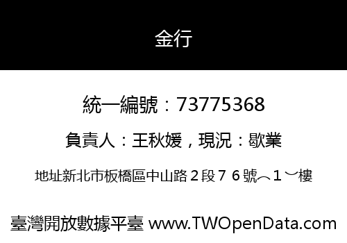 金行