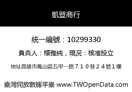 凱登商行