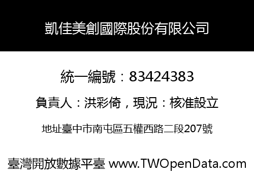 凱佳美創國際股份有限公司