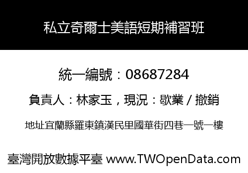 私立奇爾士美語短期補習班