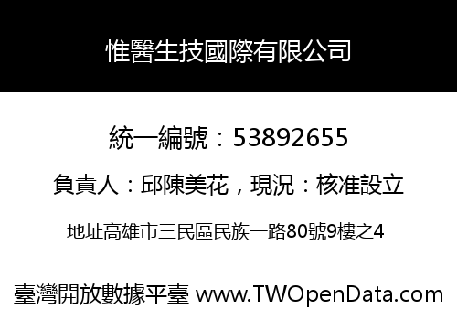 惟醫生技國際有限公司