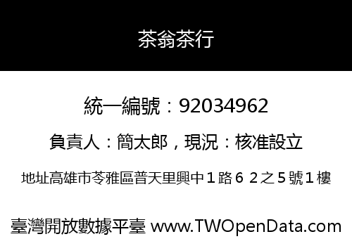 茶翁茶行