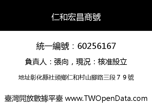 仁和宏昌商號