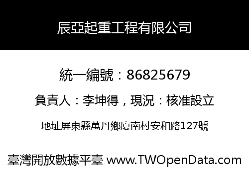 辰亞起重工程有限公司
