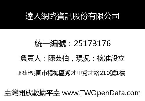 達人網路資訊股份有限公司