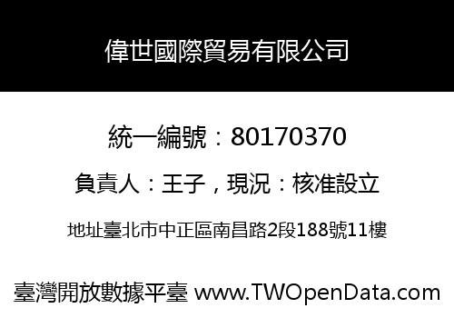 偉世國際貿易有限公司