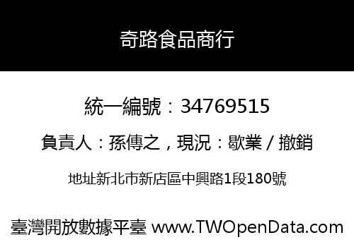 奇路食品商行