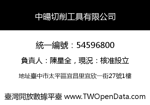中暘切削工具有限公司