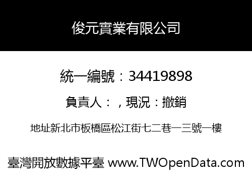 俊元實業有限公司