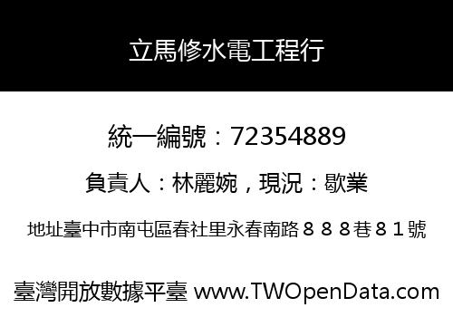 立馬修水電工程行