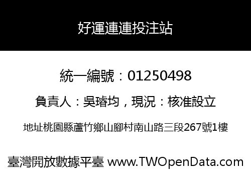 好運連連投注站