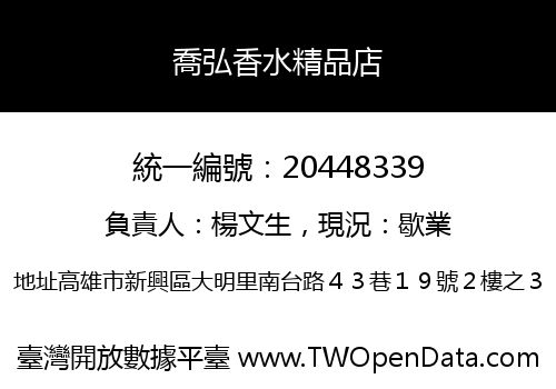 喬弘香水精品店