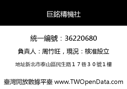 巨銘精機社