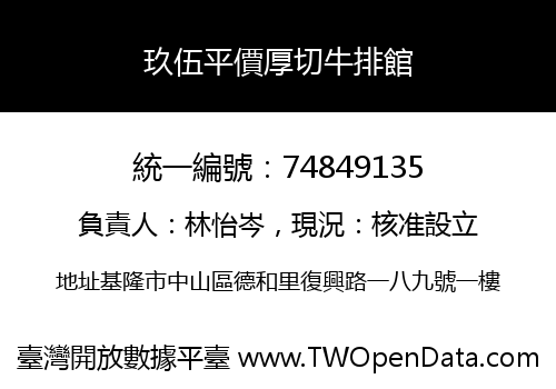 玖伍平價厚切牛排館