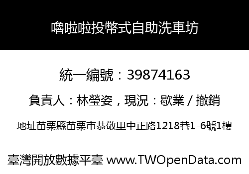 嚕啦啦投幣式自助洗車坊