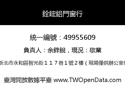 銓鋐鋁門窗行
