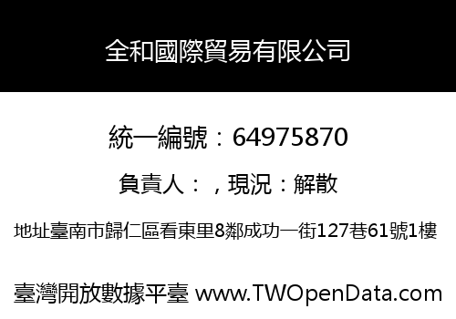 全和國際貿易有限公司