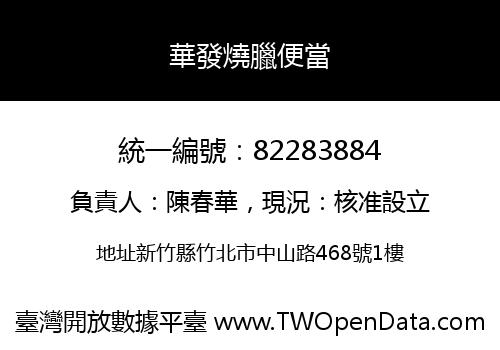 華發燒臘便當