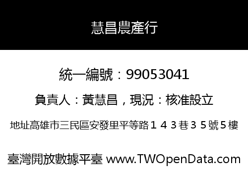 慧昌農產行