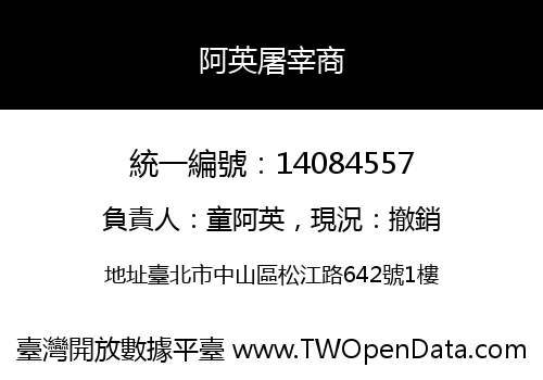 阿英屠宰商