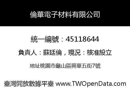 倫華電子材料有限公司
