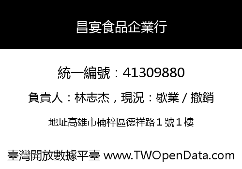昌宴食品企業行