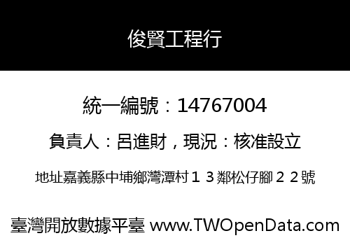 俊賢工程行